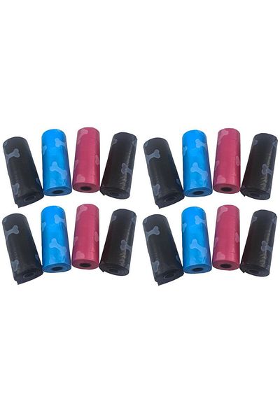 jetfast 16 Rolls 240 Pieces Dog Pet Poop Bags Excrement Bags