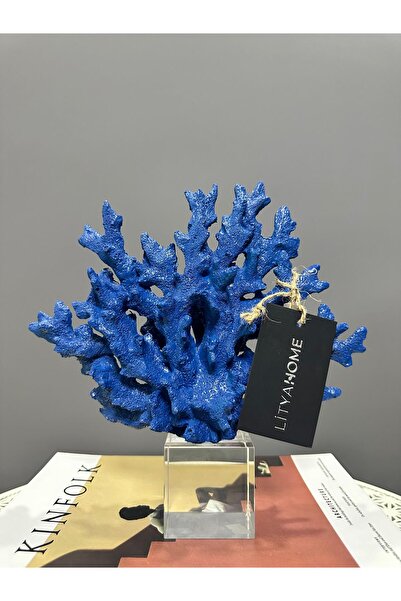 Home Dekoratif Mavi Deniz Mercanı Biblo