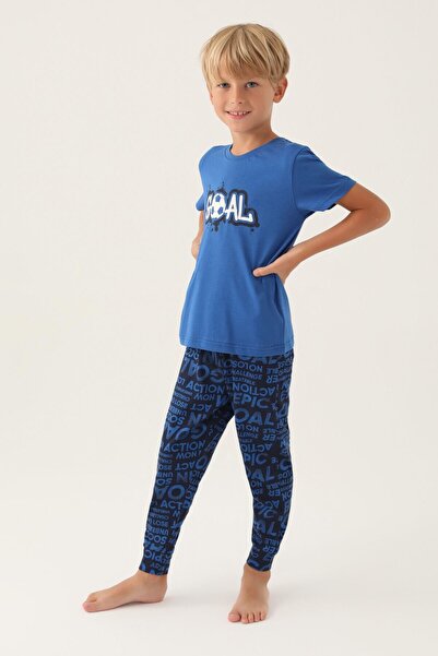 PJS Roly Poly 3344 Goal Boy's Pajama Set