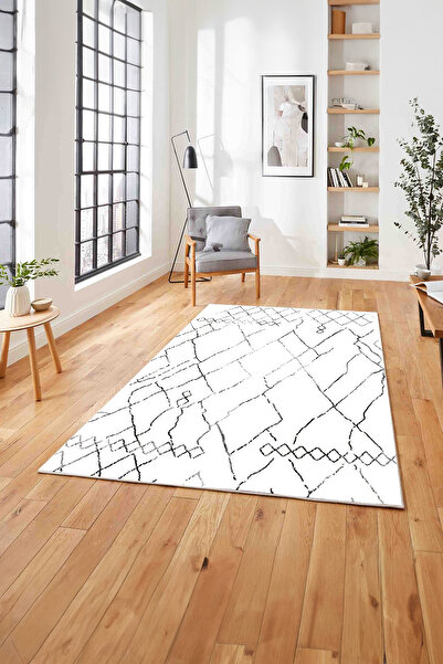 Napoli Home Printed Nordic Pattern Striped Washable Non-Slip Runner Kitchen Living Room Carpet