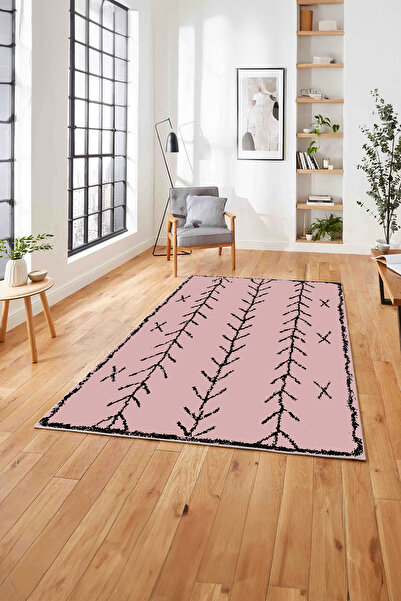 Napoli Home Printed Scandinavian Pattern Ethnic Look Washable Non-Slip Runner Kitchen Living Room Carpet