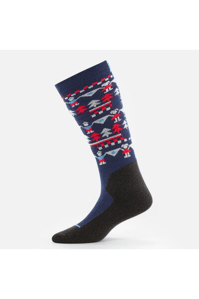 Decathlon Детски ски/сноуборд чорапи Wedze - син модел - 100