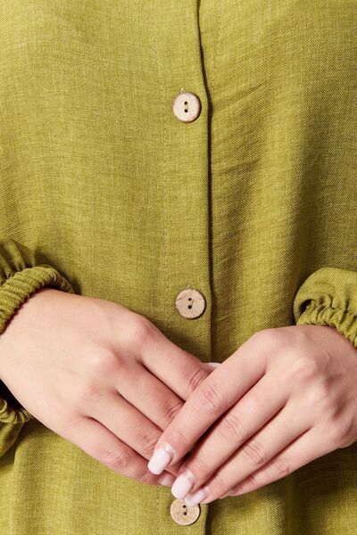 Ferace Linen Large Size Ayrobin 2-Piece Set - Women