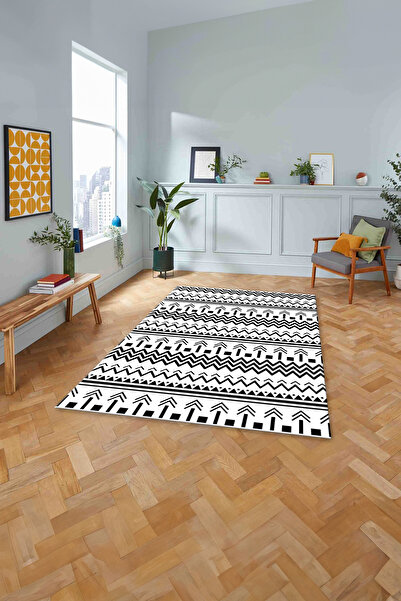 Napoli Home Printed Nordic Rug-Look Washable Non-Slip Runner Kitchen Living Room Carpet
