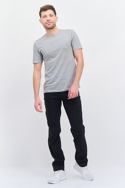 Berghaus Men Regular Fit Brand Logo Straight Leg Pant, Black