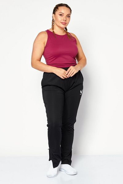 Castore Women Slim Fit Drawstring Brand Logo Bootcut Pants, Black