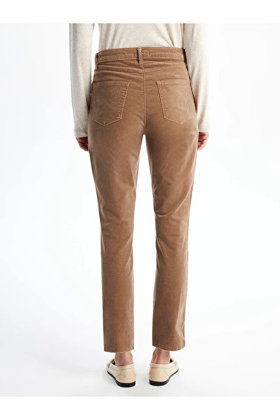 LC Waikiki Classic  Dar Fit Kadife Kadın Pantolon