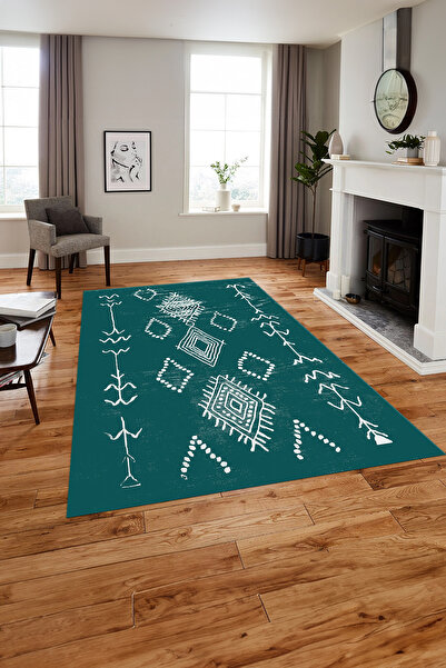Napoli Home Printed Nordic Ethnic Modern Washable Non-Slip Runner Kitchen Living Room Carpet