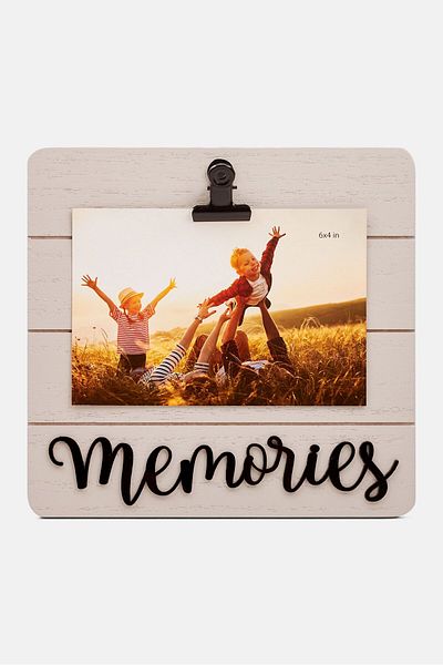 Frame Mdf Memories Wood 6 X4 Cm, Grey