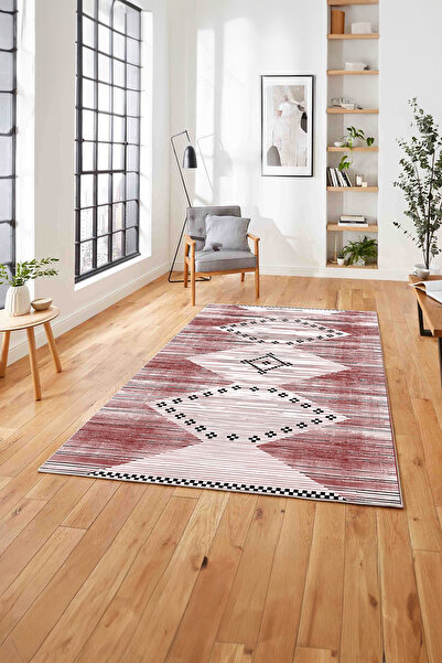 Napoli Home Printed Nordic Wicker Pattern Washable Non-Slip Runner Kitchen Living Room Carpet
