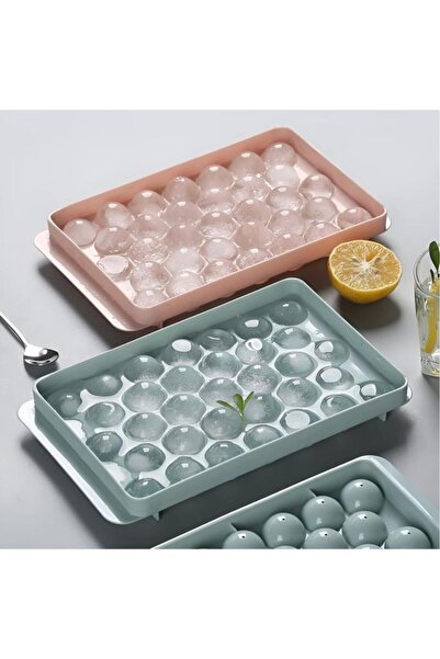 jetfast 20*12 Cm - 33 Chamber with Lid Globe Ice Mold, 1 Piece for Cocktail Presentations