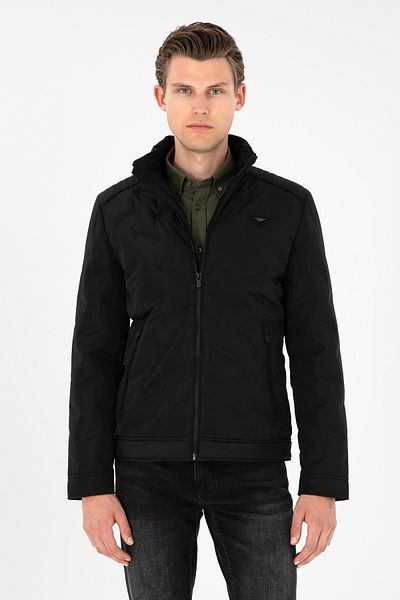 U.S. Polo Assn. Men's Black Coat 50290791 -Vr046