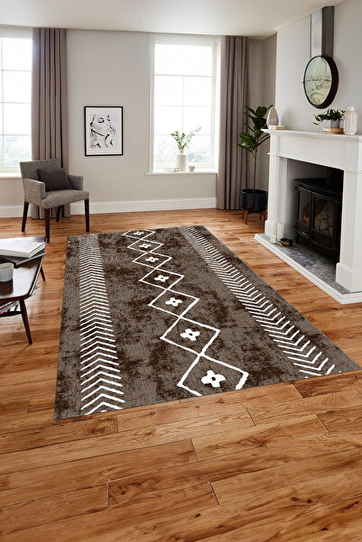 Napoli Home Τυπωμένο σκανδιναβικό γεωμετρικό ριγέ χαλί που πλένεται αντιολισθητικό χαλί κουζίνας και σαλονιού