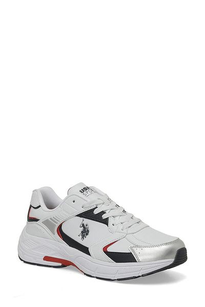 U.S. Polo Assn. Men's Casual White Sneaker Sneakers