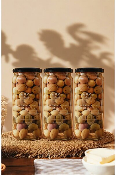 Edremit Kırma Yeşil Zeytin 300 gr (3'LÜ SET)