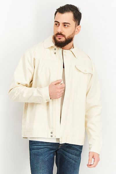 adidas Men Sportswear Fit Outdoor Jacket, Wonder White