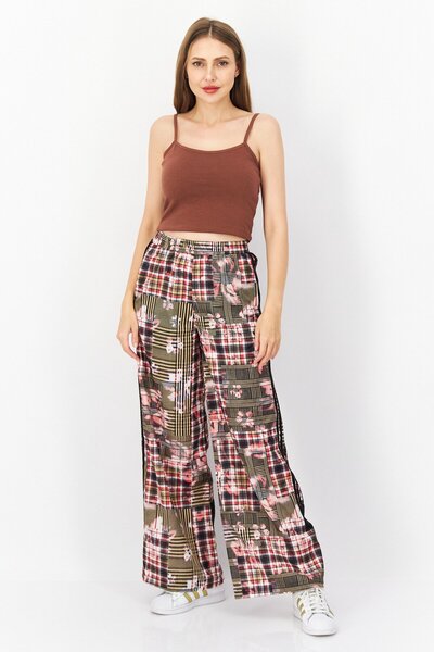 Adidas Originals Women Sportwear Fit Outdoor Track Pants, Red Combo