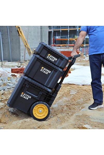 Cat DA41005 HYPER STACK Ağır Hizmet Tipi 3’Lü Tekerlekli Kilitli Takım Çantası Seti