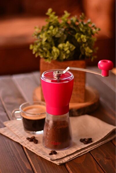 Bambum Taşev T0849 Grinde Kahve Ve Baharat Öğütücü Pembe (KAHVE DEĞİRMENİ)