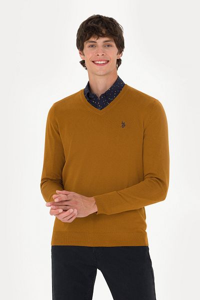 U.S. Polo Assn. Мъжки пуловер Basic Coconut 50275819 -Vr153