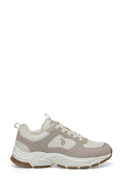 U.S. Polo Assn. يو اس بولو اسن حذاء رياضي نسائي باللون البيج