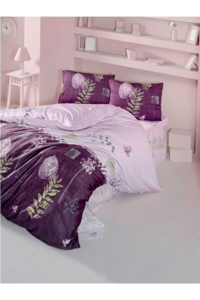 Komfort Home طقم غطاء لحاف فردي Ranforce (TAPE PURPLE)