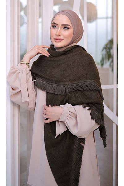 Stella Eşarp Winter Acrylic Shoulder Shawl