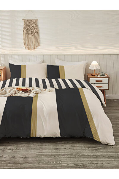 Evmila Модерен комплект спално бельо с принт 200x220 cm 2 броя 50x70 cm