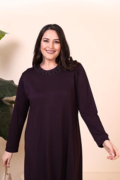 Ferace Îmbrăcăminte Hijab Rochie Gât Rochie Mamă Marime Mari