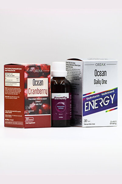 Ocean Estellife Immunity - Cranberry, Ocean Daily One Energy Triple Pack