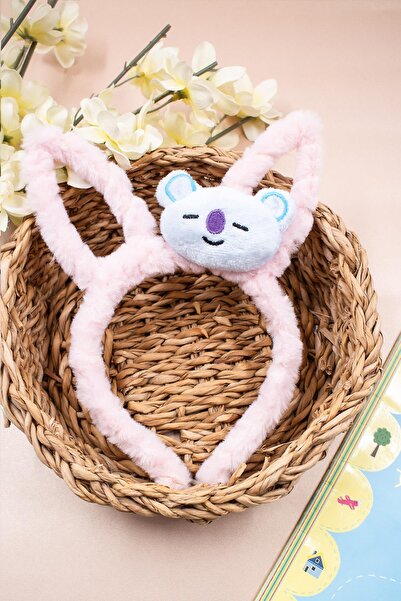 VİTRİNMİXMİNİ تاج بناتي على شكل كوالا أزرق وردي اللون مع صندوق