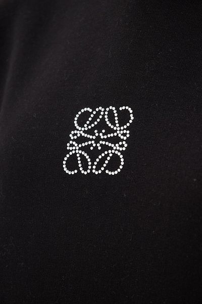 The Champ Clothing Черен извънгабаритен суитшърт с качулка и качулка от полар