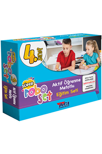 Açı Yayınları 4.Sınıf Roboset Bilgiseli Yayınları Tam Set Yeni Baskı