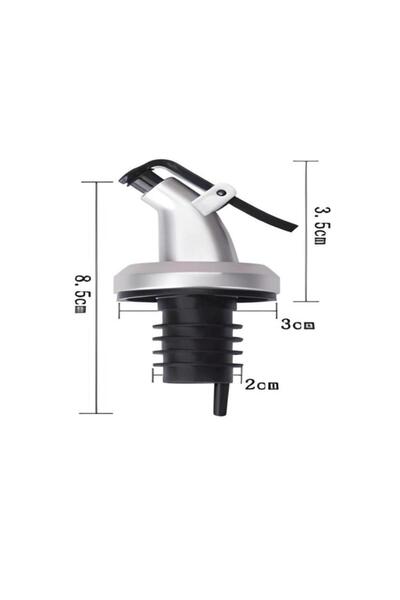 jetfast 5 Pieces of Bottle Tips with Lids - Oil Vinegar and Dropper Service Apparatus