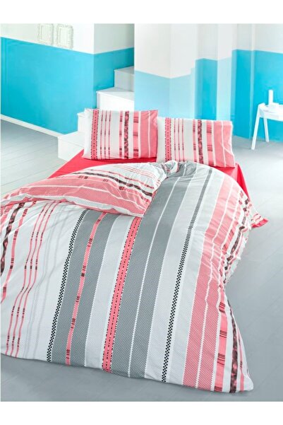 Komfort Home طقم غطاء لحاف فردي Ranforce (SERRA RED)