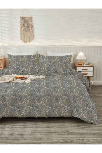 Evmila Модерен комплект спално бельо с принт 200x220 cm 2 броя 50x70 cm