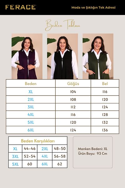 Ferace Women's Large Size Hijab Clothing Long Summer Vest Plum