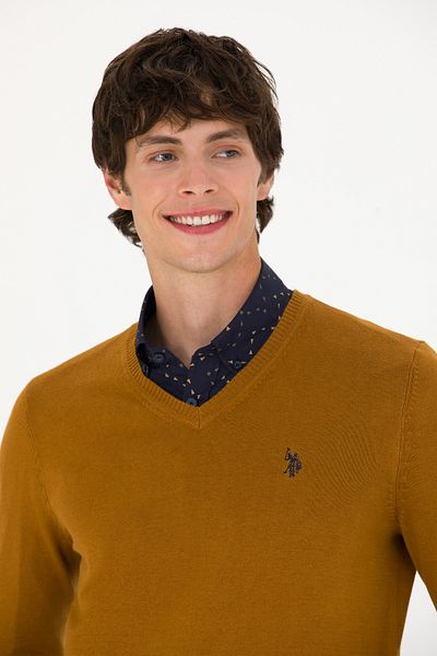 U.S. Polo Assn. Мъжки пуловер Basic Coconut 50275819 -Vr153