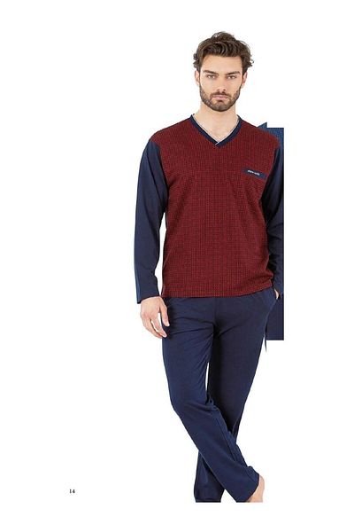 Pierre Cardin PİERRE CARDİN Σετ Πυτζάμες Βαμβακερές Χτενές 6058