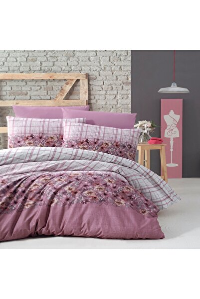 Komfort Home Double Ranforce Duvet Cover Set (ALVINA ROSE)