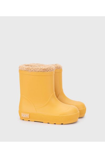 IGOR Unisex Kids Furry Rain Boots - Yogi Boreeguito