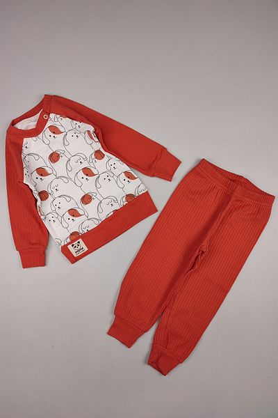 Peki 5-Piece Baby and Children's Eyes Coloured Raglan Set - Soft Cotton Tracksuit Pajamas Gift 15149
