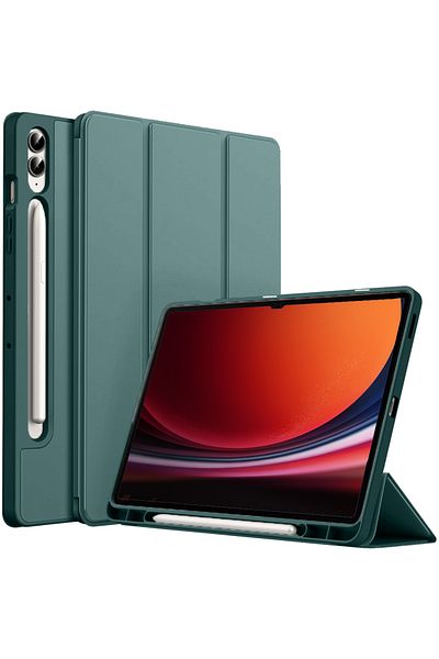 Sneezy حافظة ذكية لجهاز Samsung Galaxy Tab S9 Plus X810 - حافظة مقاس 12.4 بوصة مع قلم سيليكون ممتاز