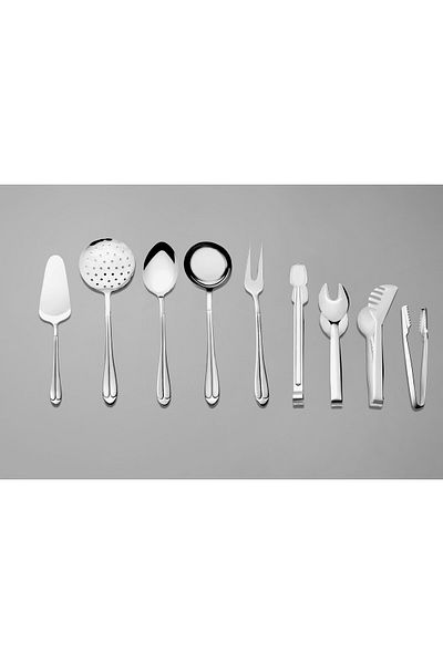 Nehir Saray Sade 9 Piece Stainless Steel Serving Set