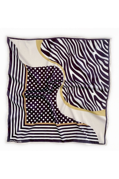 bufidik زيبرا نمط وشاح باندانا