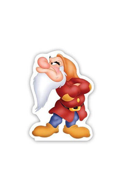 Parti Dükkanım سنو وايت الأقزام السبعة قاعدة التمثال غاضب 34x24 سم