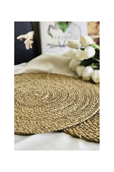 OMEGA DESIGN 1. Tricotat din paie de calitate în 6 piese - lucrare manuală am...