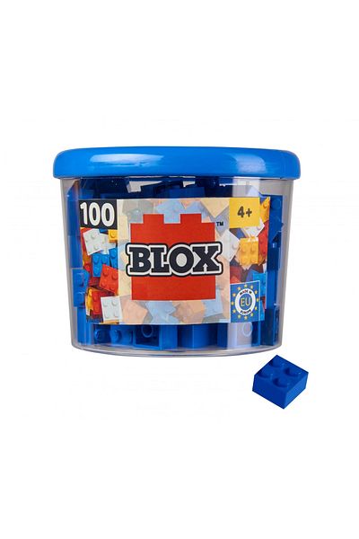 Simba Blox 100 Blue Blocks in Box - SMB-104114112