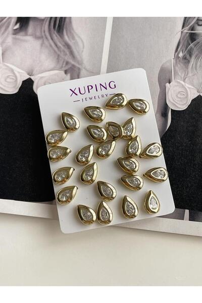 Koprinaco Xuping Damla Gold Tekli İstediğin Kadar Al Tak Küpesi