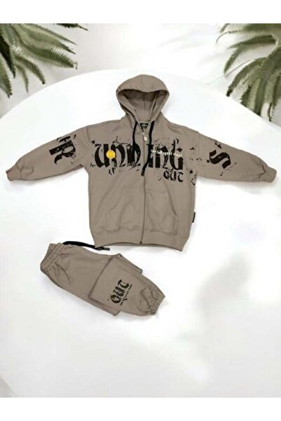 Zekids Σετ αθλητικής φόρμας για αγόρι με μοτίβο Tie-Dye με ελαστική μέση